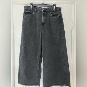 Zara Black Wide Leg Jeans